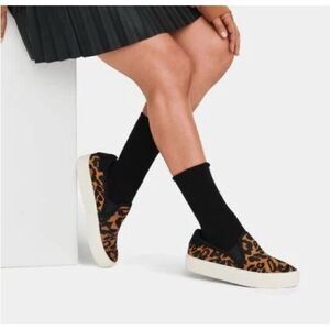 UGG Cahlvan Calf Hair Slide On Sneaker